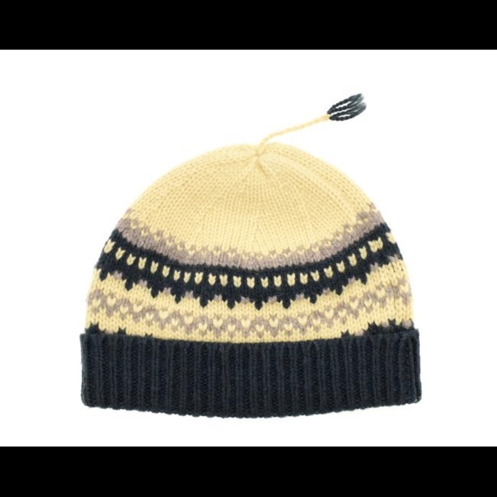 BNWT Burberry Pine Green Cashmere Knit Beanie Hat - Picture 10 of 10